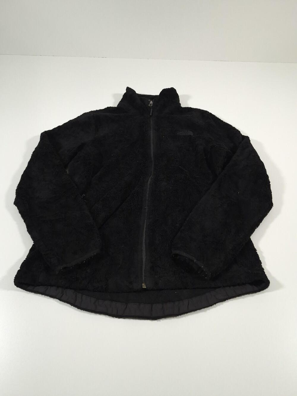 The North Face Full Zip Osito Fleece Jacket Womens Black Lined Zipper Pockets M